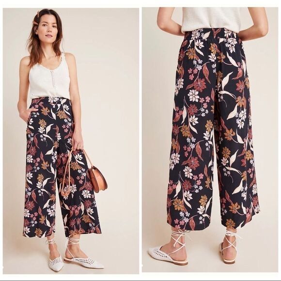 Anthropologie Dolan Floral Pam Trousers NWT - Picture 6 of 7